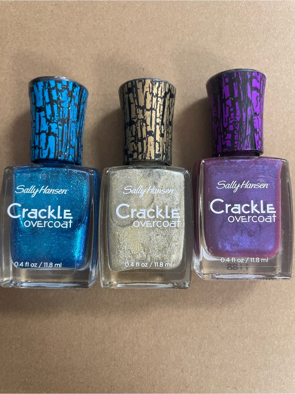 3 Sally Hansen Crackle Overcoat